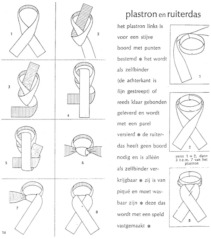 Plastron- en Ruiterdas